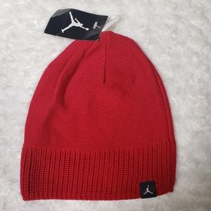 NWT Jordan one size adult unisex red beanie